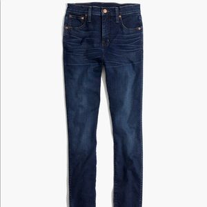 Madewell Hayes Wash 10” High Rise Skinny 27 SHORT